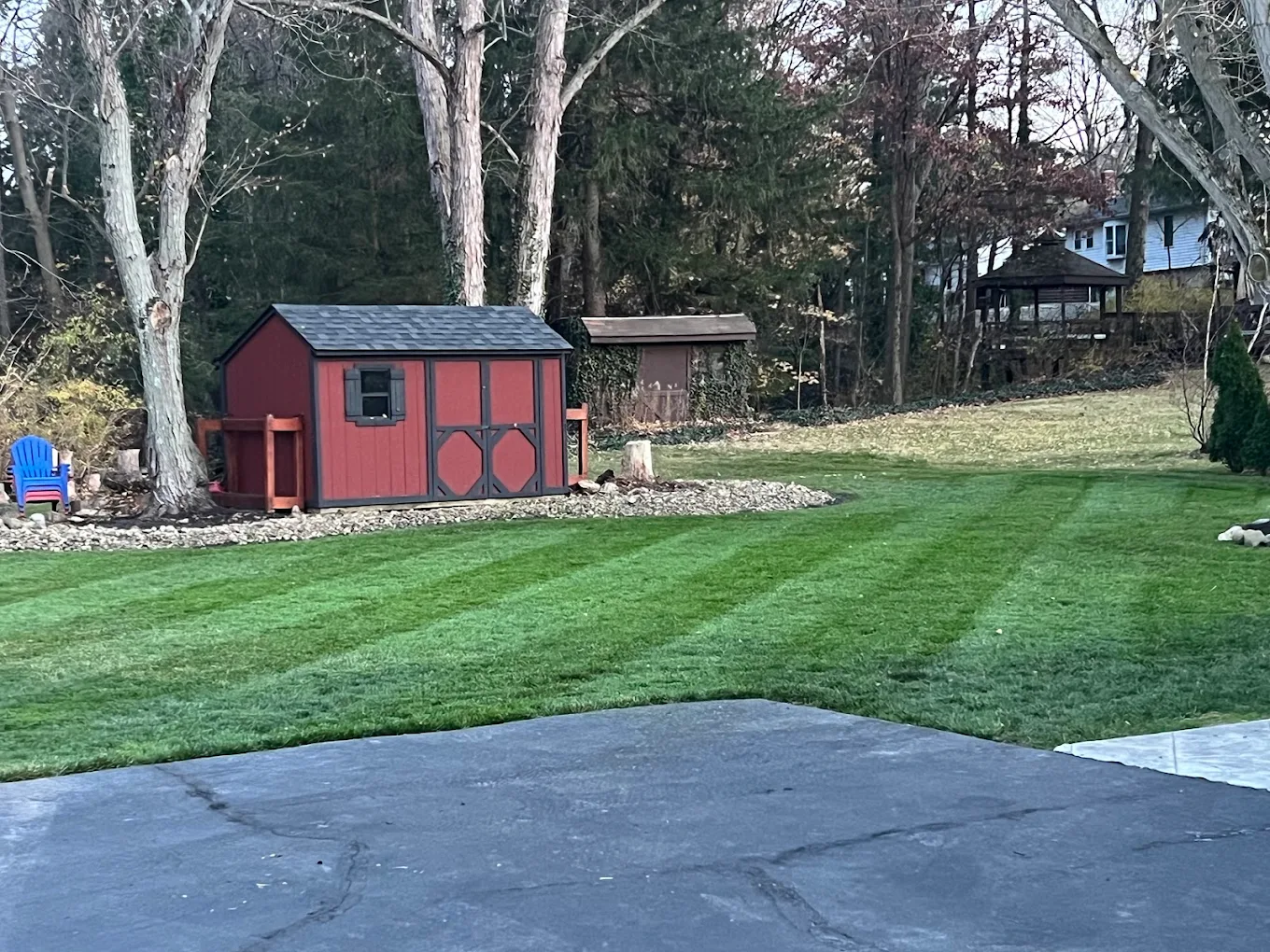 Backyard lawn care